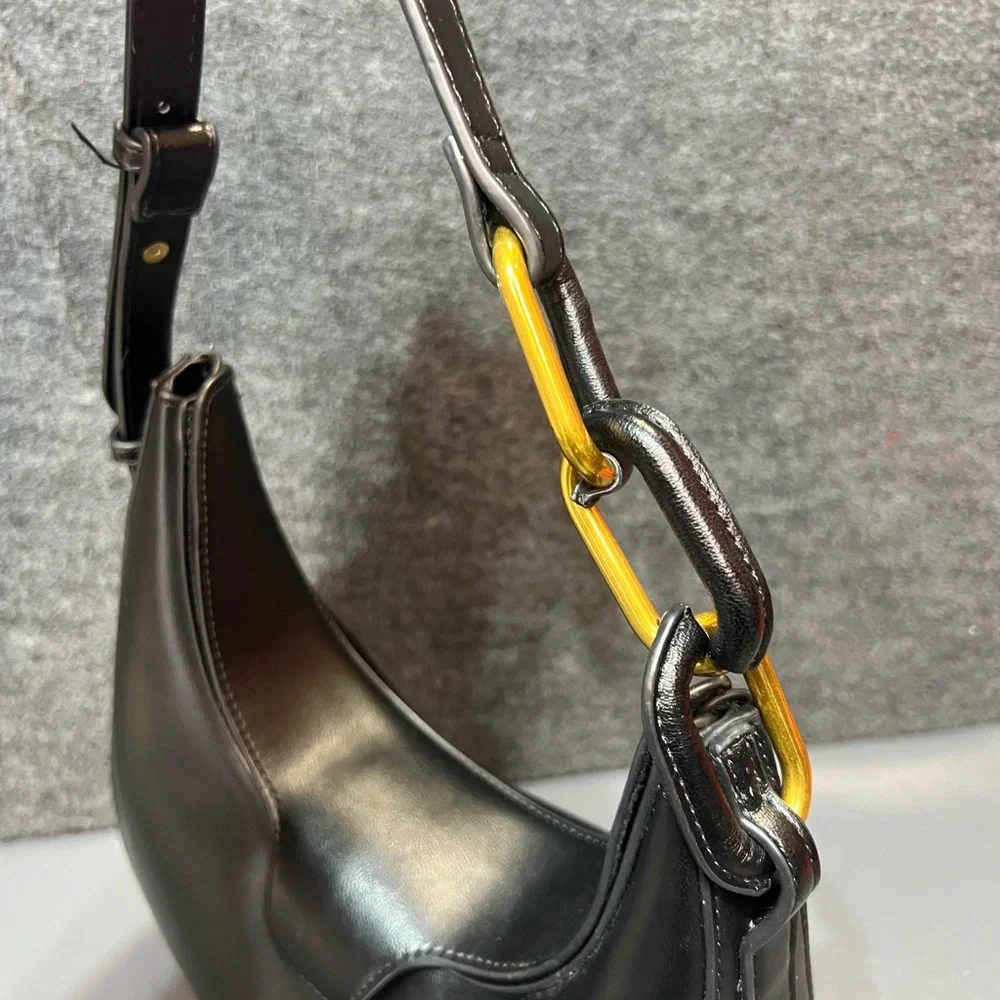 Madison West Black Shoulder Bag